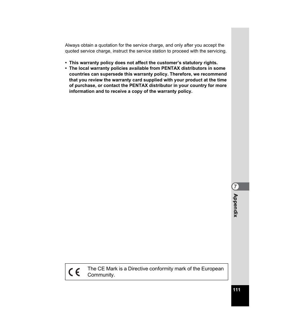 Pentax 33WR User Manual | Page 113 / 116