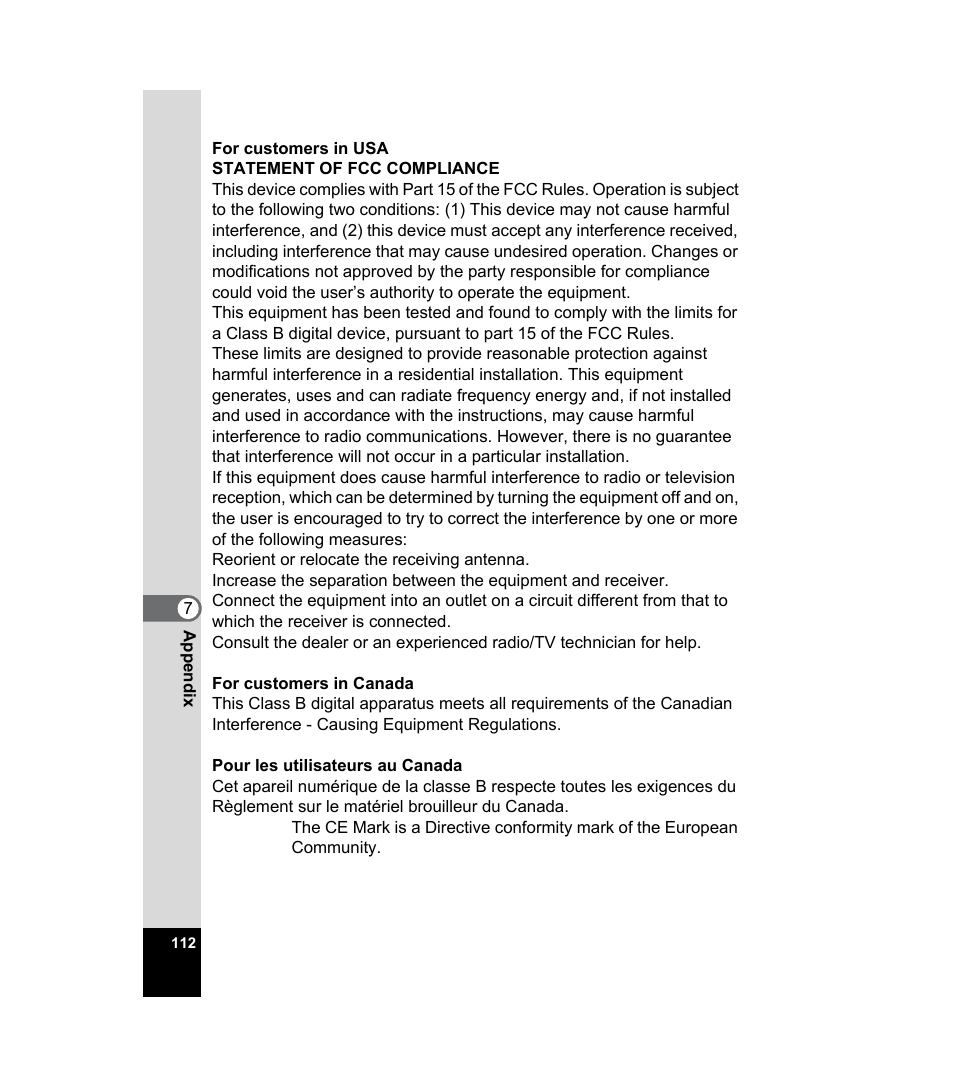 Pentax 33WR User Manual | Page 114 / 116