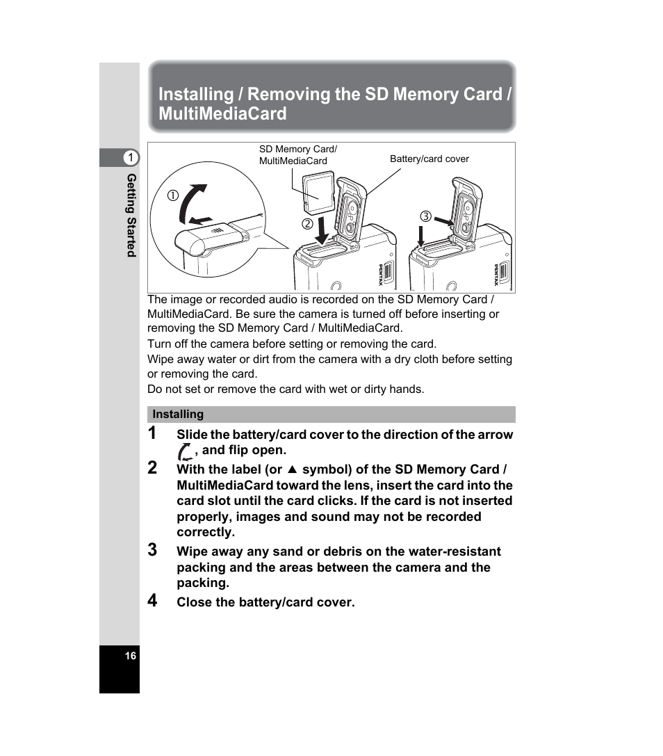Pentax 33WR User Manual | Page 18 / 116