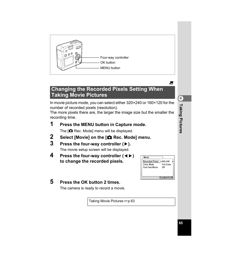 Pictures | Pentax 33WR User Manual | Page 67 / 116