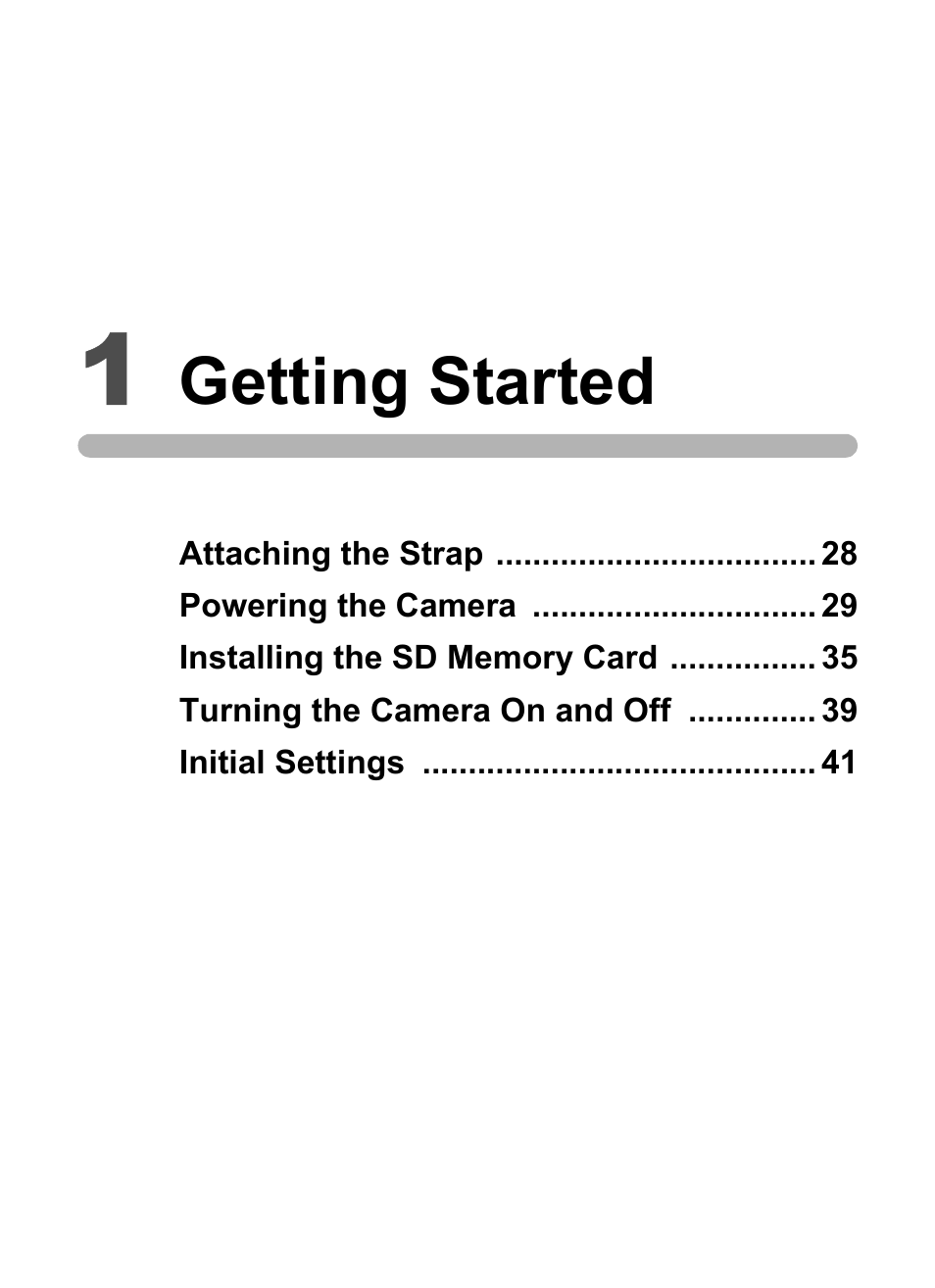 Getting started | Pentax Optio P70 User Manual | Page 29 / 256