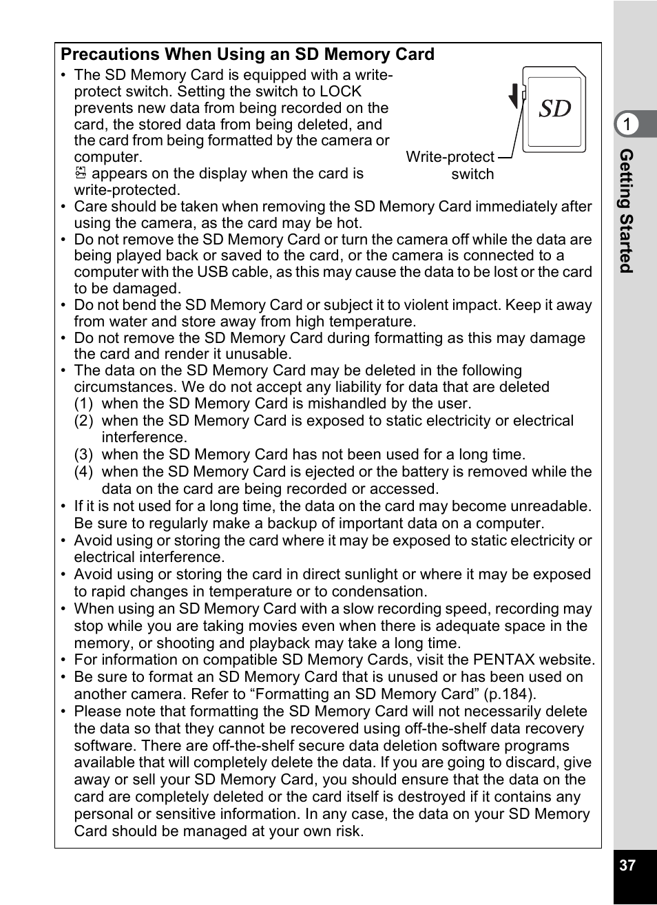 Pentax Optio P70 User Manual | Page 39 / 256