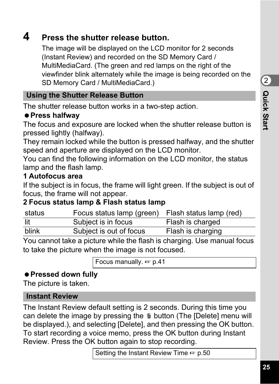 Pentax Optio 555 User Manual | Page 27 / 144