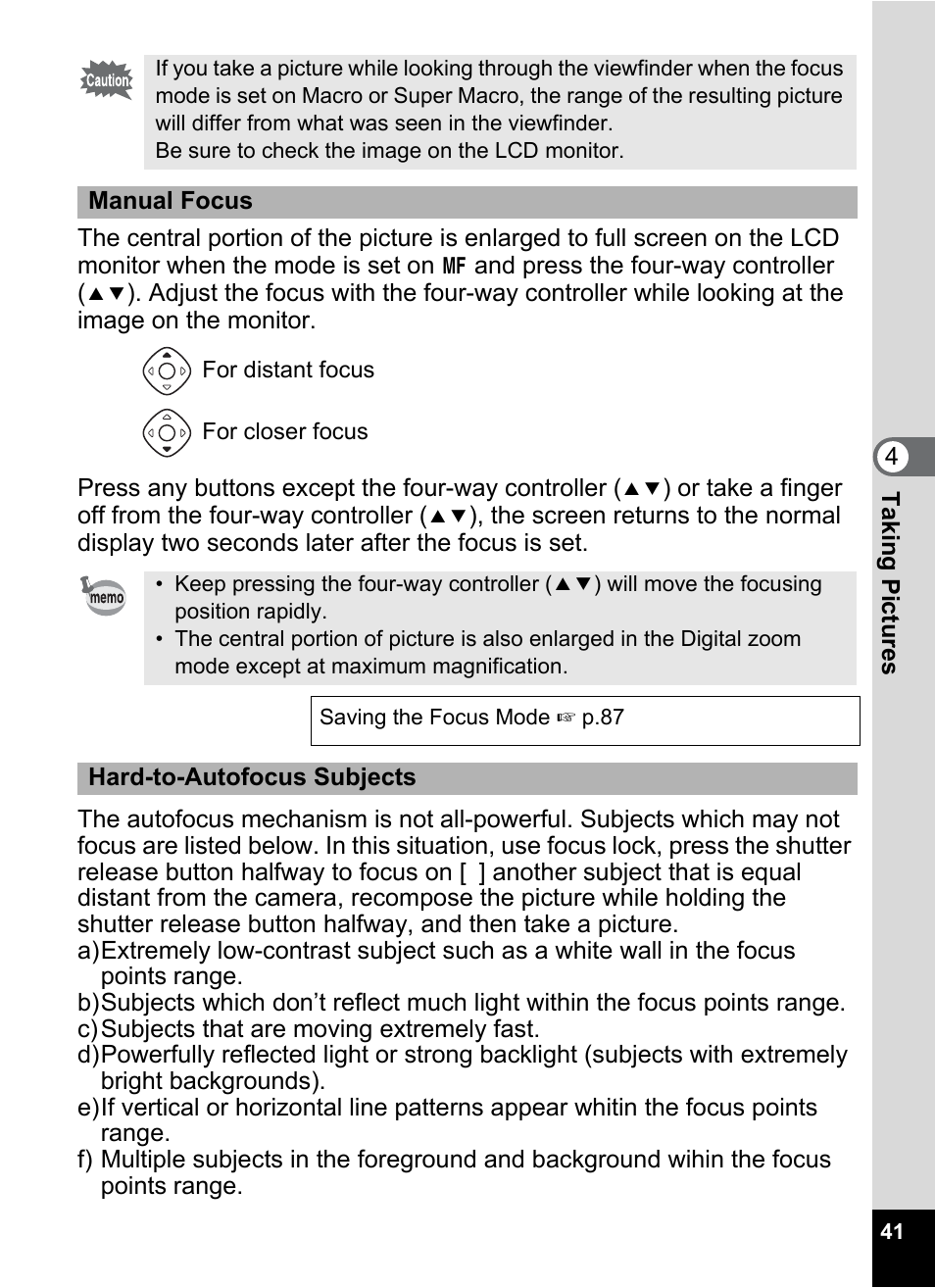 P.41 | Pentax Optio 555 User Manual | Page 43 / 144