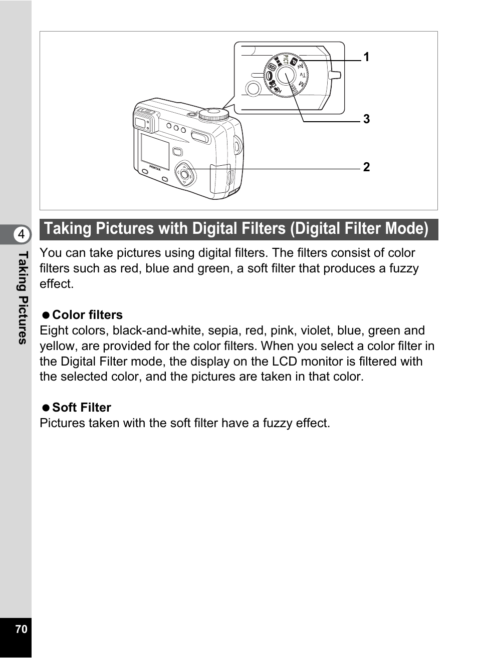 P.70 | Pentax Optio 555 User Manual | Page 72 / 144