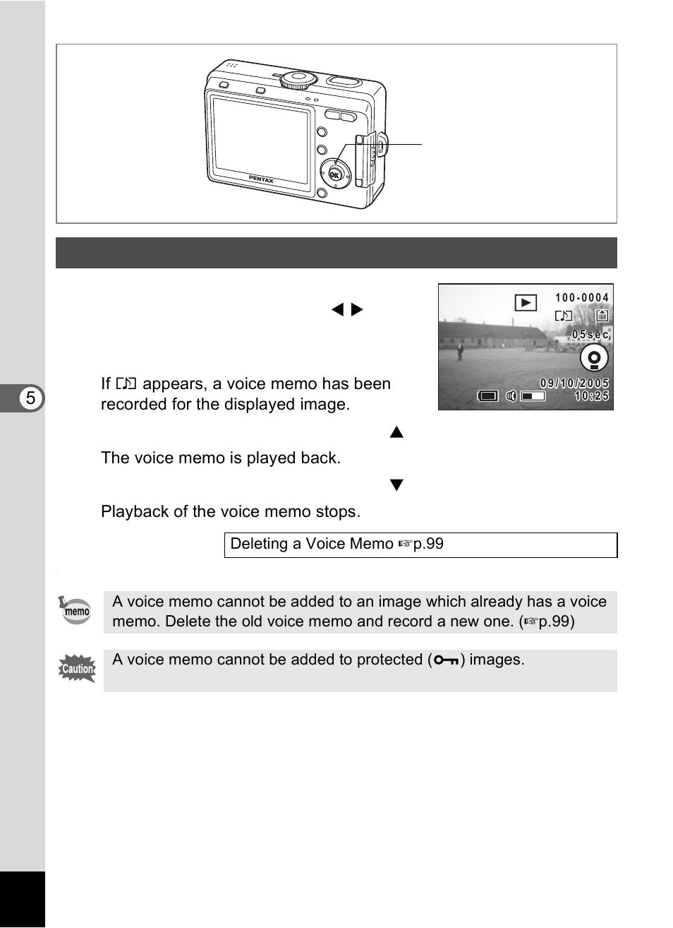 Press the four-way controller ( 2 ), Press the four-way controller ( 3 ) | Pentax Optio S60 User Manual | Page 92 / 153