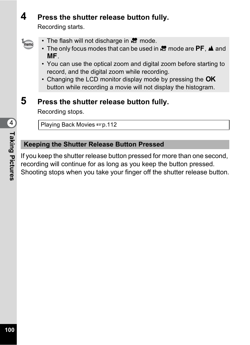 Pentax Optio WP User Manual | Page 102 / 188