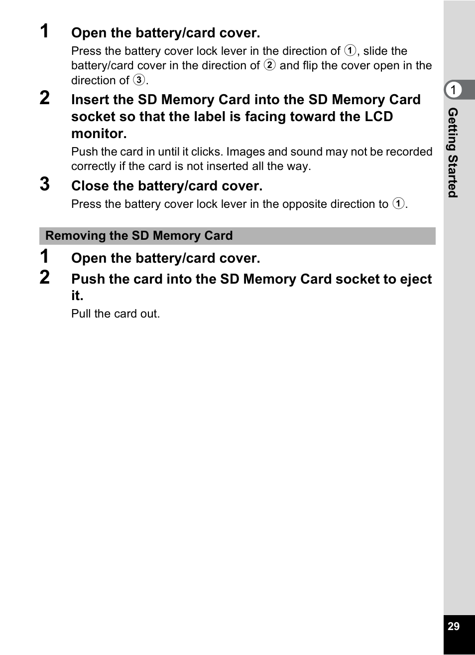 Pentax Optio WP User Manual | Page 31 / 188