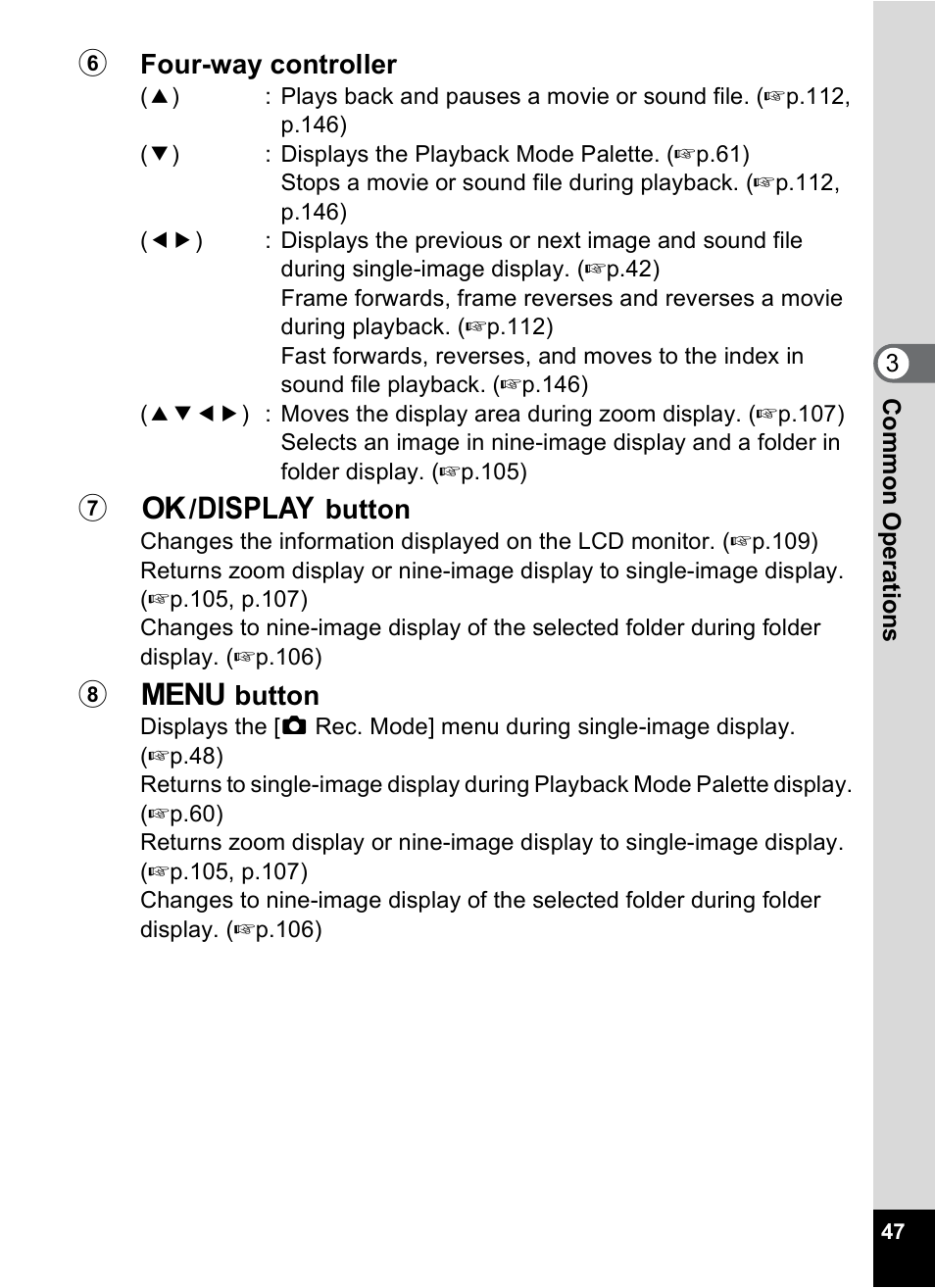 Pentax Optio WP User Manual | Page 49 / 188