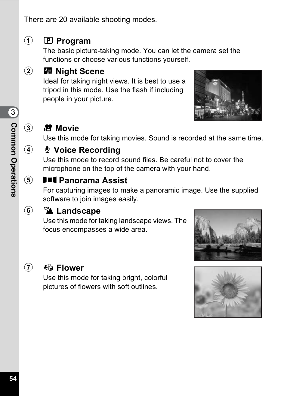 Pentax Optio WP User Manual | Page 56 / 188