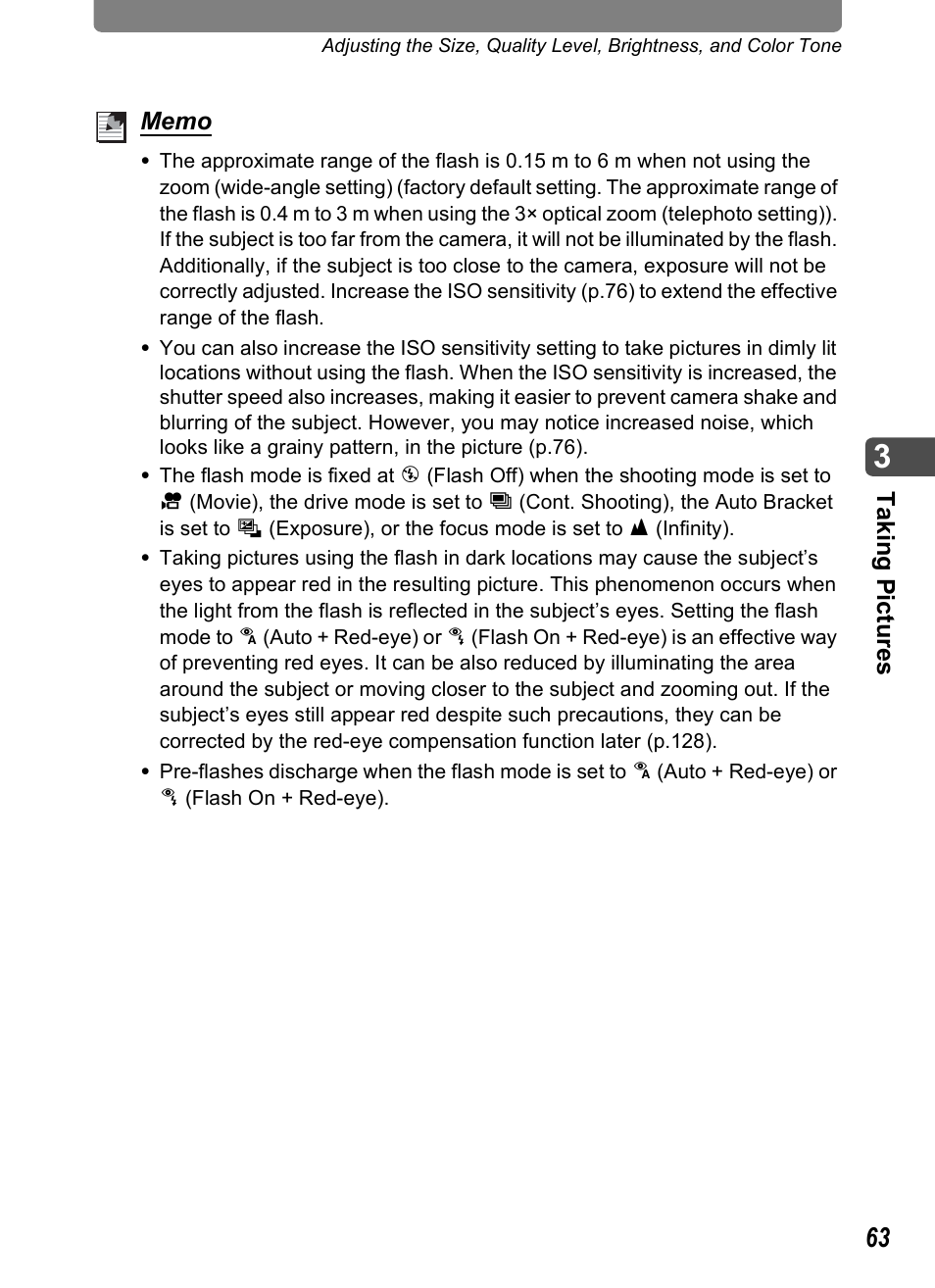 Pentax Optio T30 User Manual | Page 65 / 192