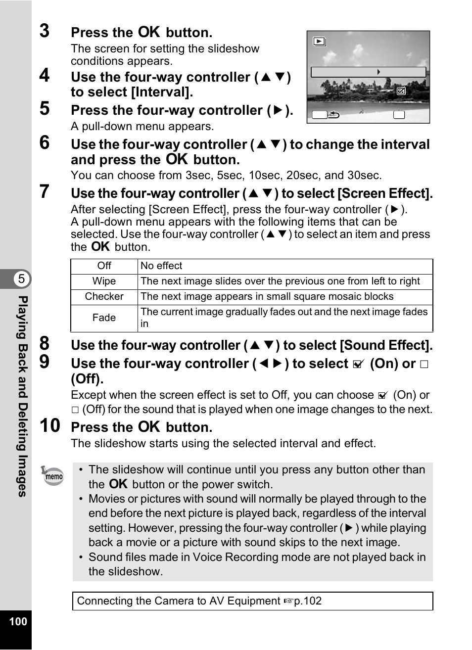 Pentax OPTIO M10 User Manual | Page 102 / 168