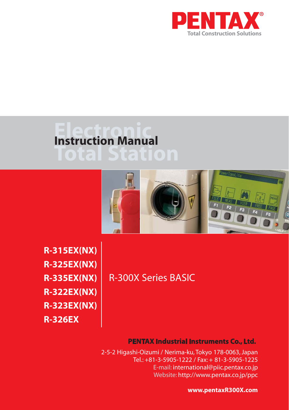 Pentax R-315EX(NX) User Manual | 80 pages