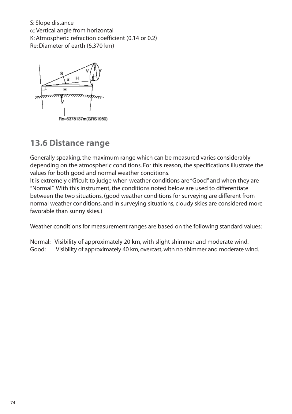 6 distance range | Pentax R-315EX(NX) User Manual | Page 74 / 80