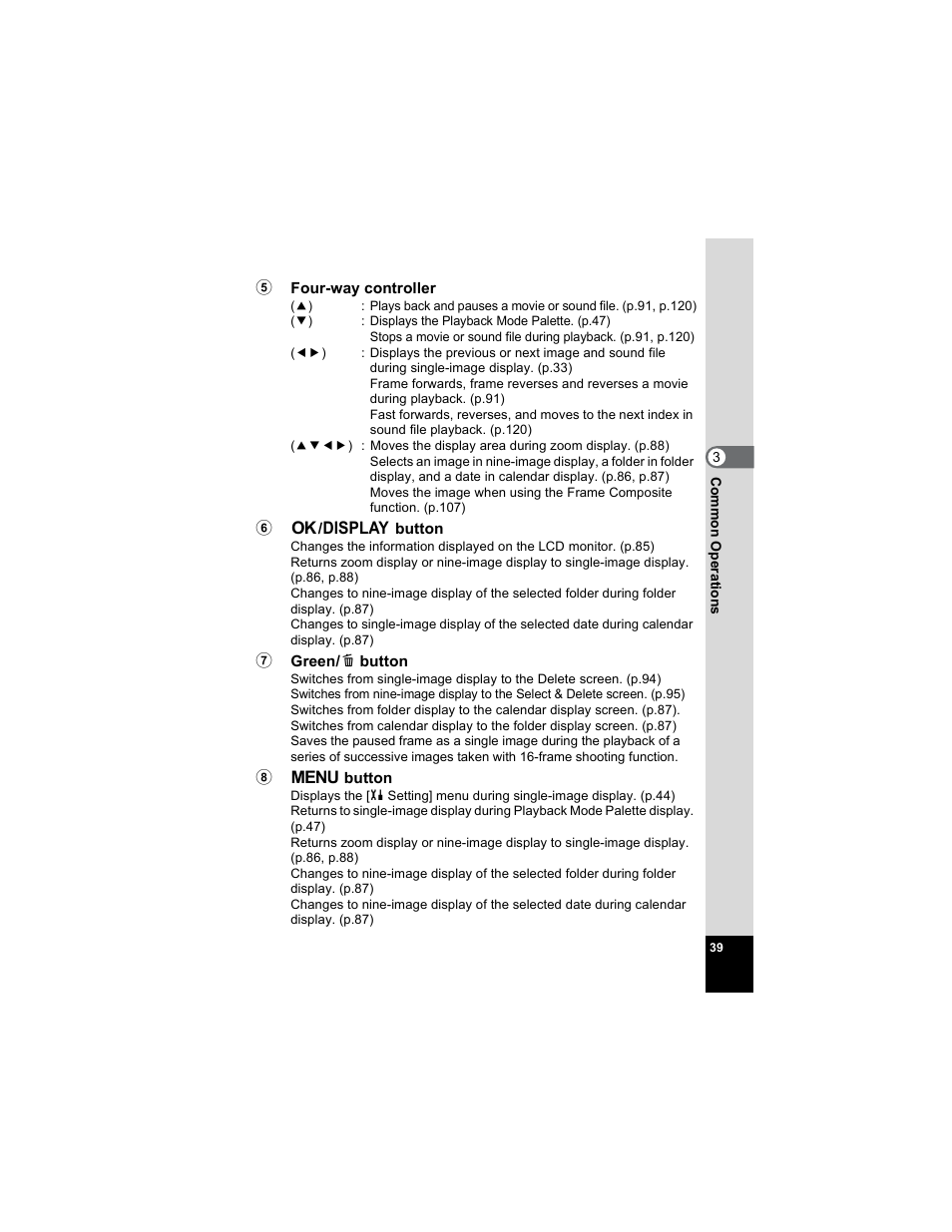 Pentax Optio E50 User Manual | Page 41 / 159