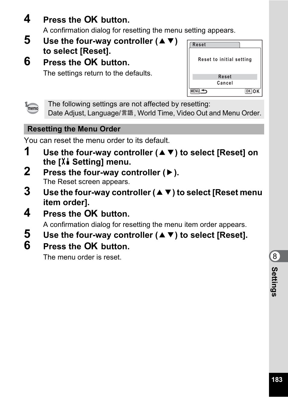 Pentax Optio W30 User Manual | Page 185 / 212