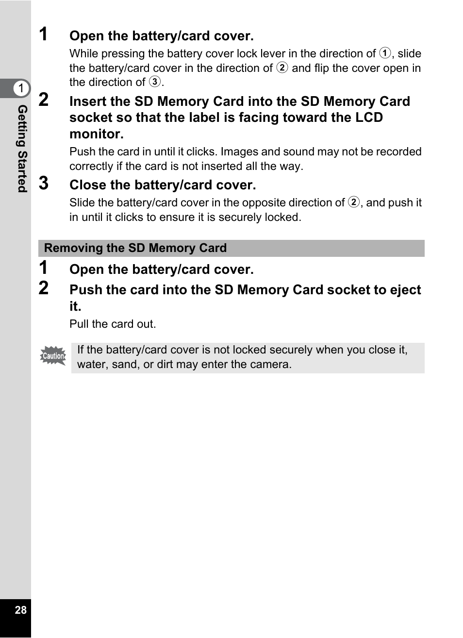 Pentax Optio W30 User Manual | Page 30 / 212