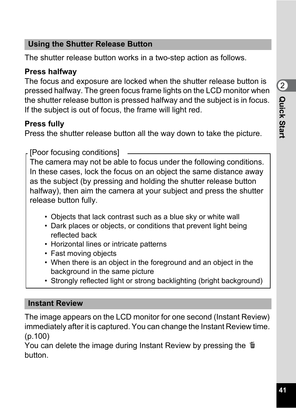 Pentax Optio W30 User Manual | Page 43 / 212