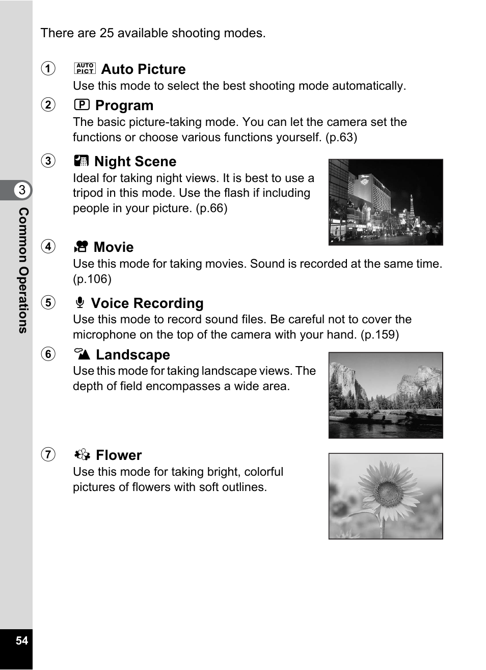 Pentax Optio W30 User Manual | Page 56 / 212