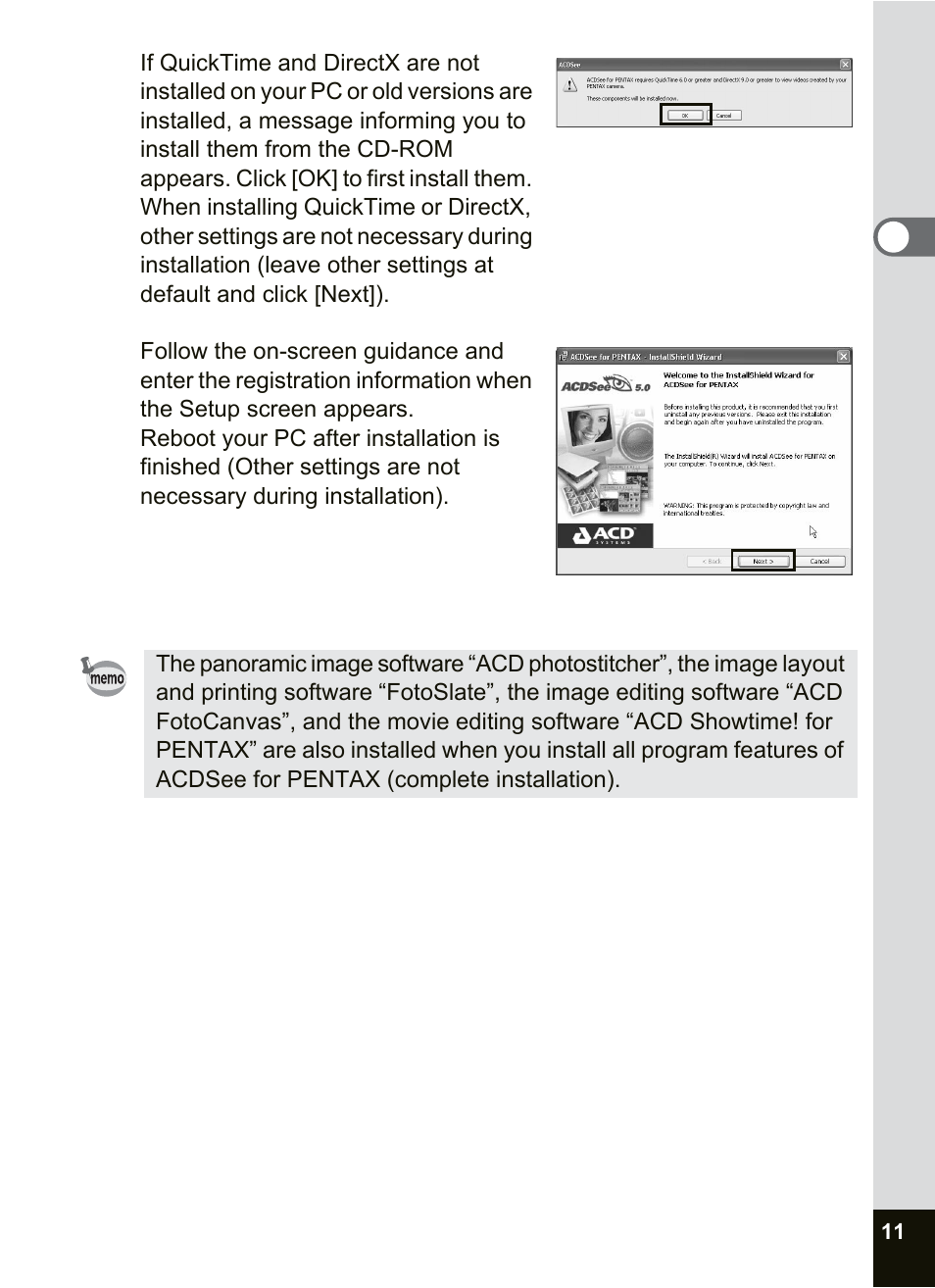 Pentax Optio SV User Manual | Page 13 / 68