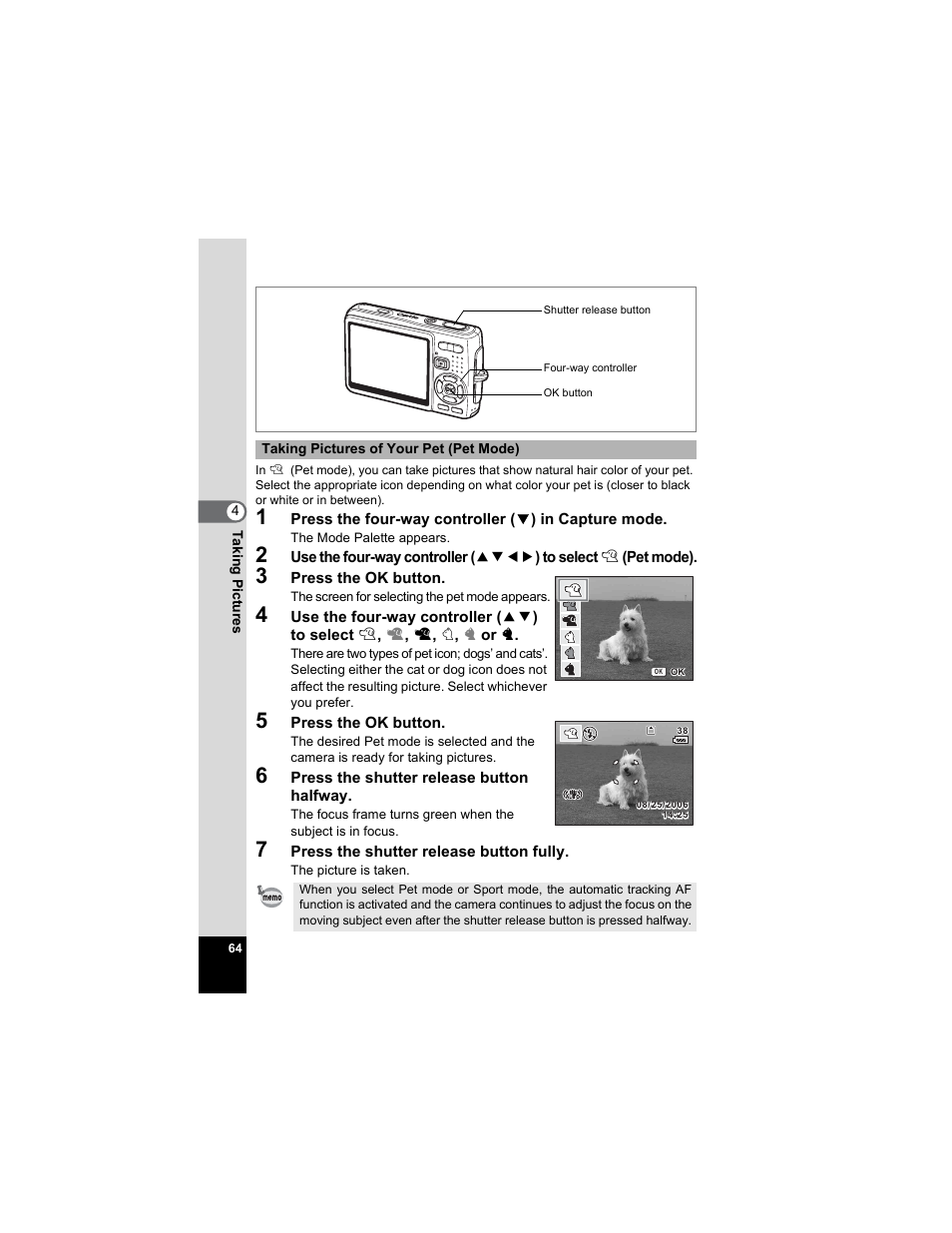 P.64 | Pentax Optio A20 User Manual | Page 66 / 199
