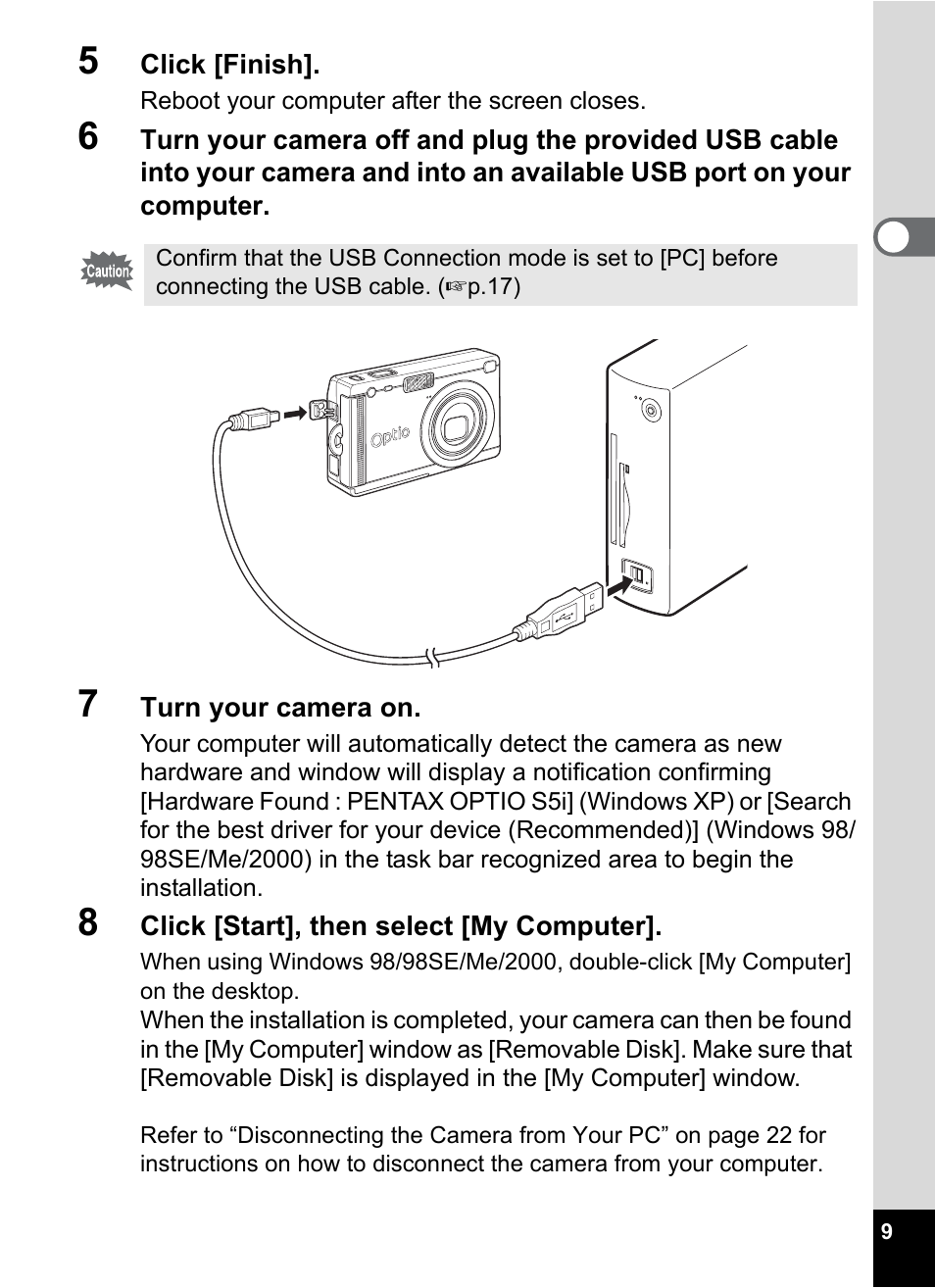 Pentax Optio S5i User Manual | Page 11 / 72