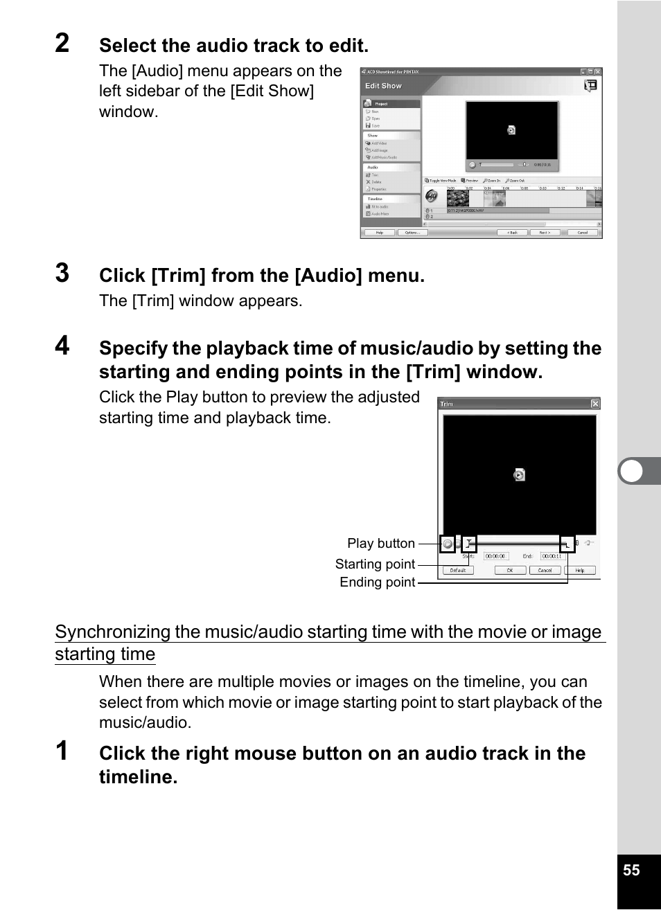 Pentax Optio S5i User Manual | Page 57 / 72