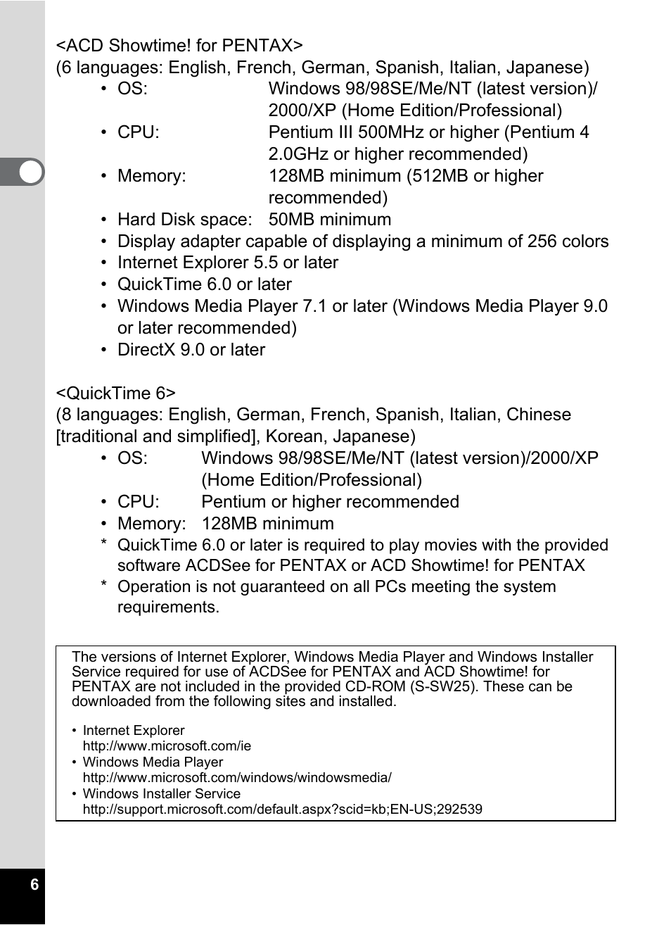 Pentax Optio S5i User Manual | Page 8 / 72