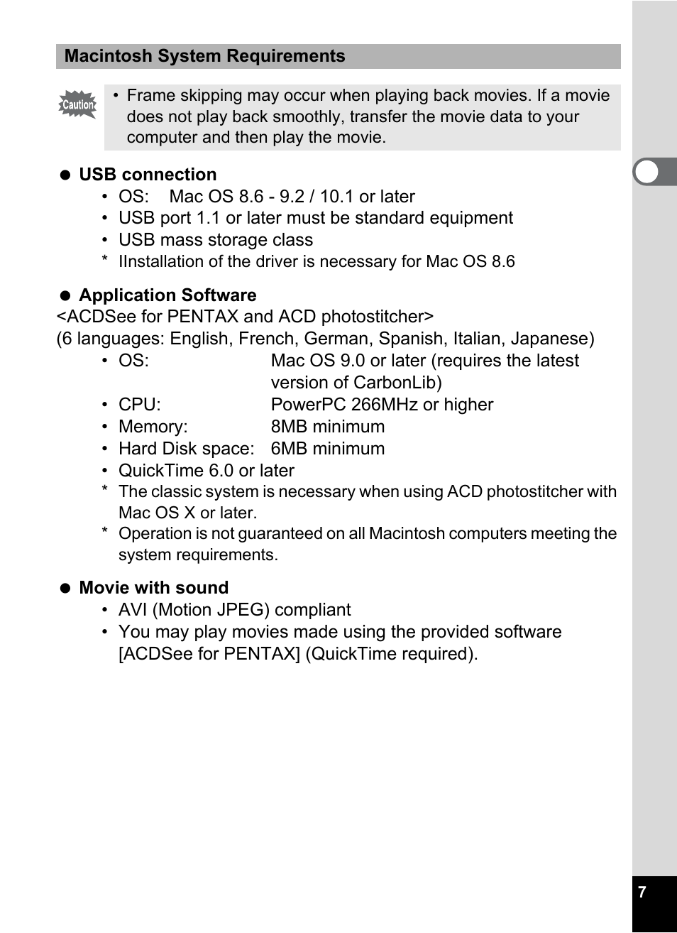 Pentax Optio S5i User Manual | Page 9 / 72