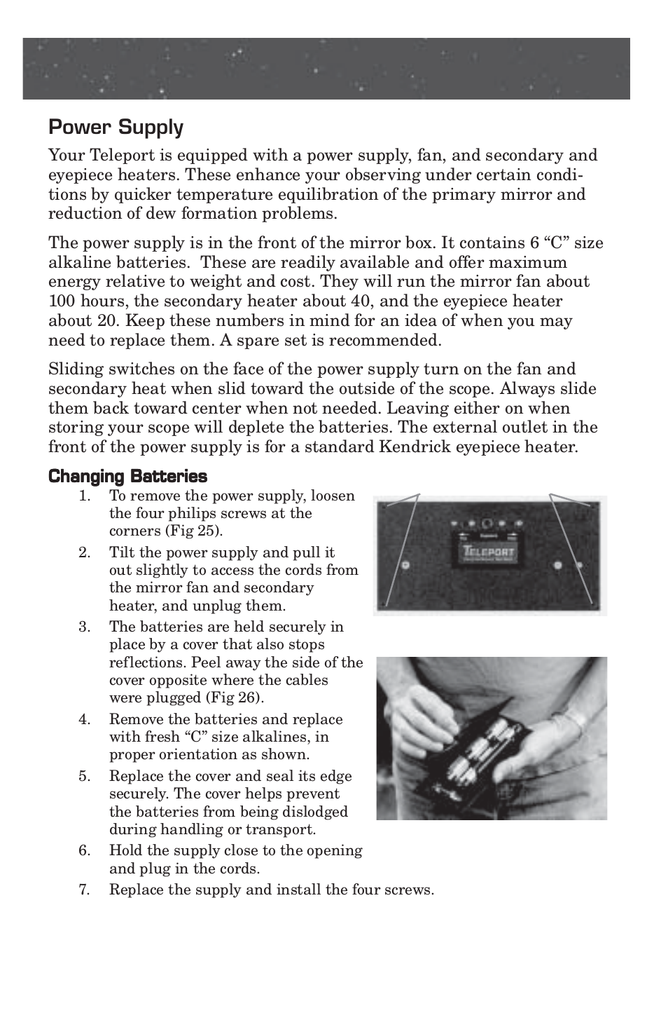 Electrical, Power supply | Pentax 10 User Manual | Page 18 / 24