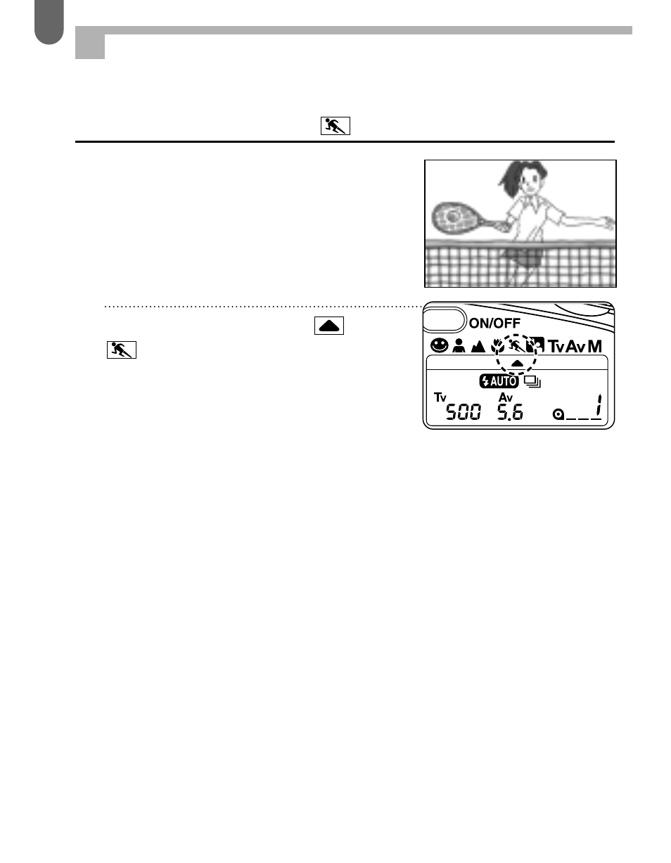 Action program mode | Pentax MZ-60 User Manual | Page 62 / 118