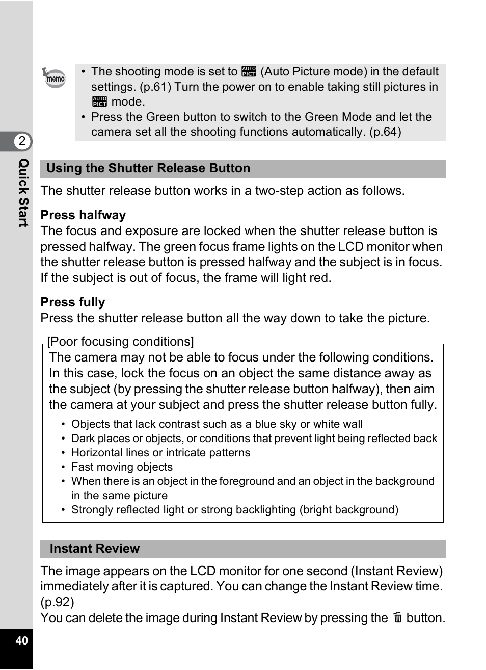 Pentax Optio M20 User Manual | Page 42 / 192