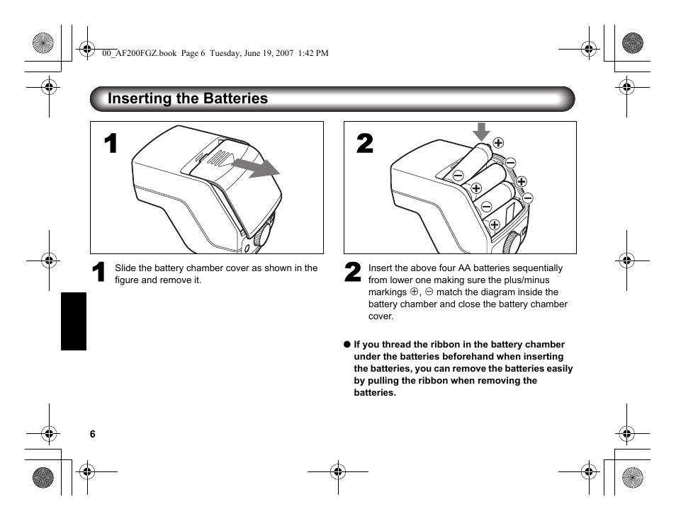 Pentax AF 200FG User Manual | Page 36 / 54