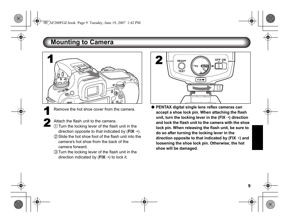 Pentax AF 200FG User Manual | Page 39 / 54