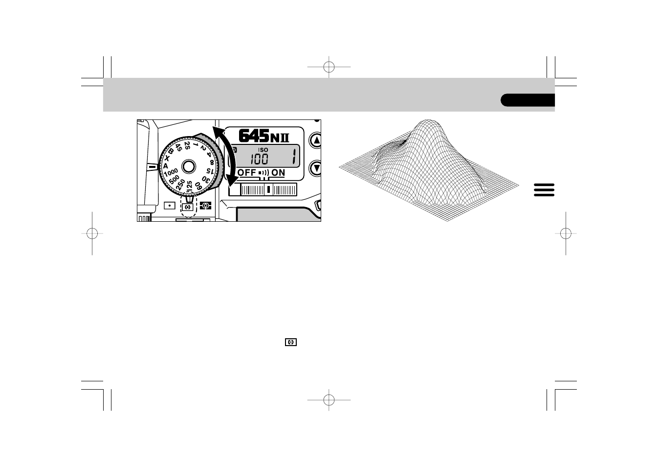 Switching the metering mode | Pentax 645N2 User Manual | Page 57 / 98