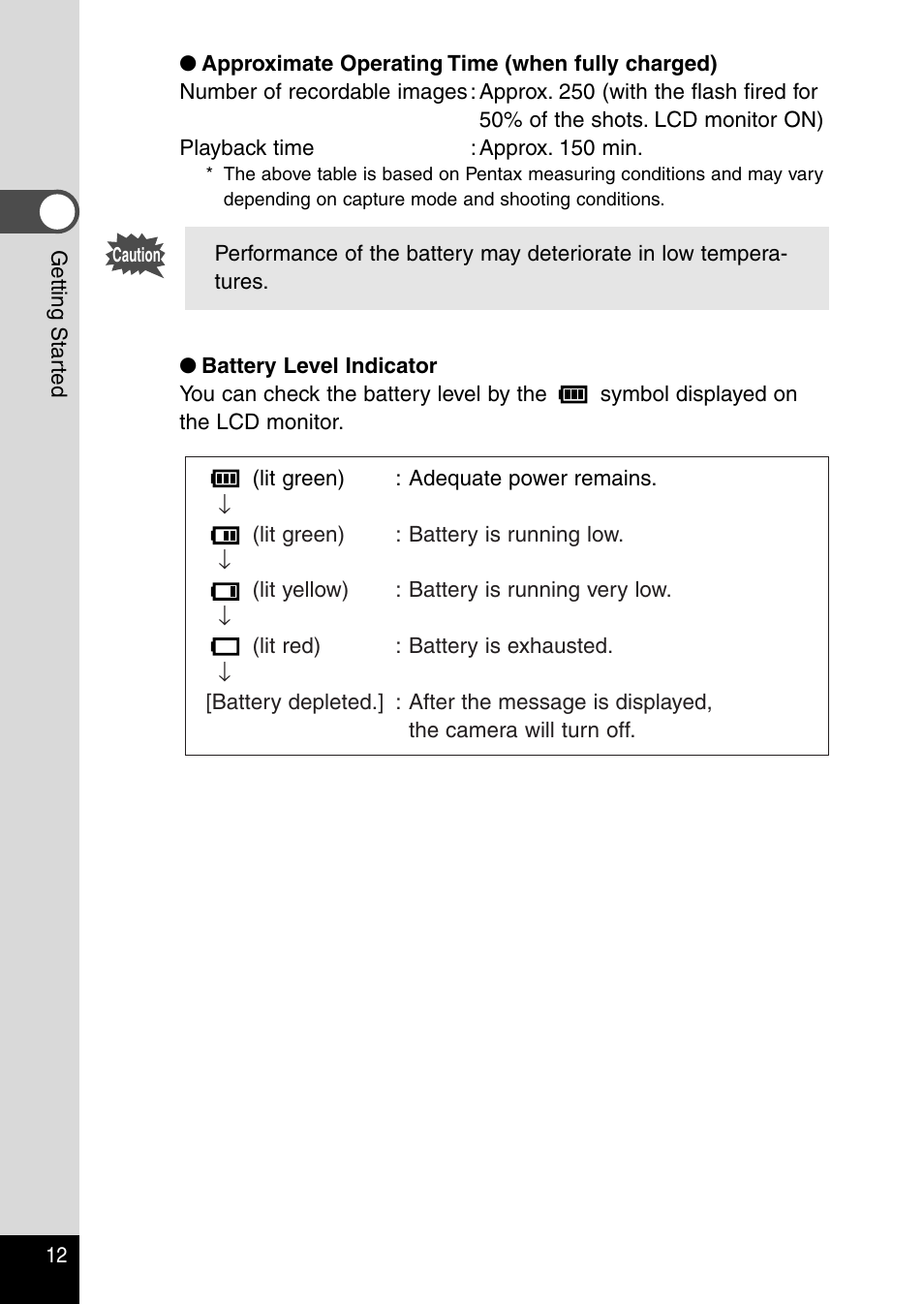 Pentax Optio 430RS User Manual | Page 14 / 138