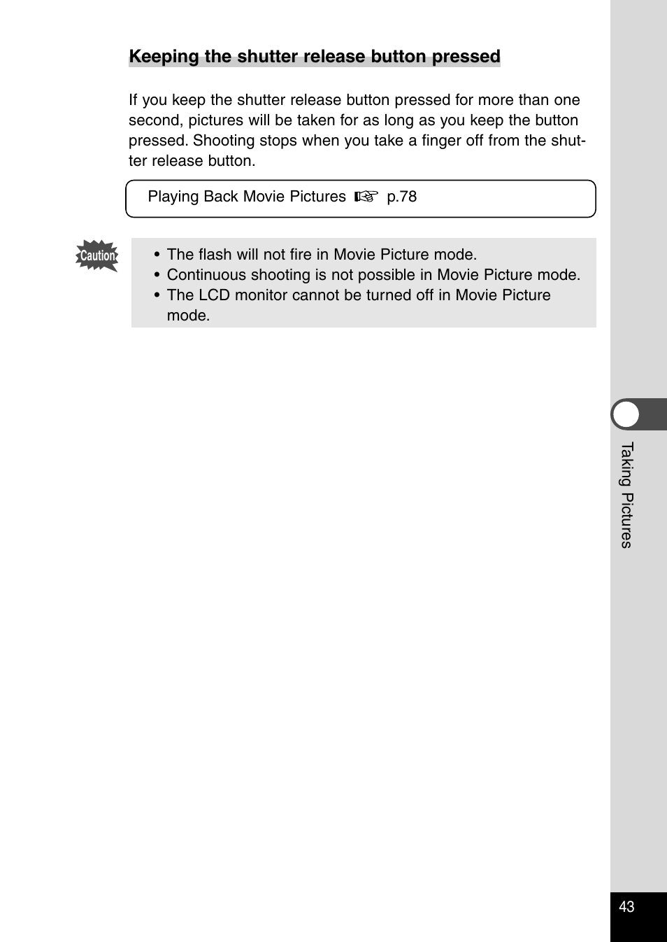 Pentax Optio 430RS User Manual | Page 45 / 138