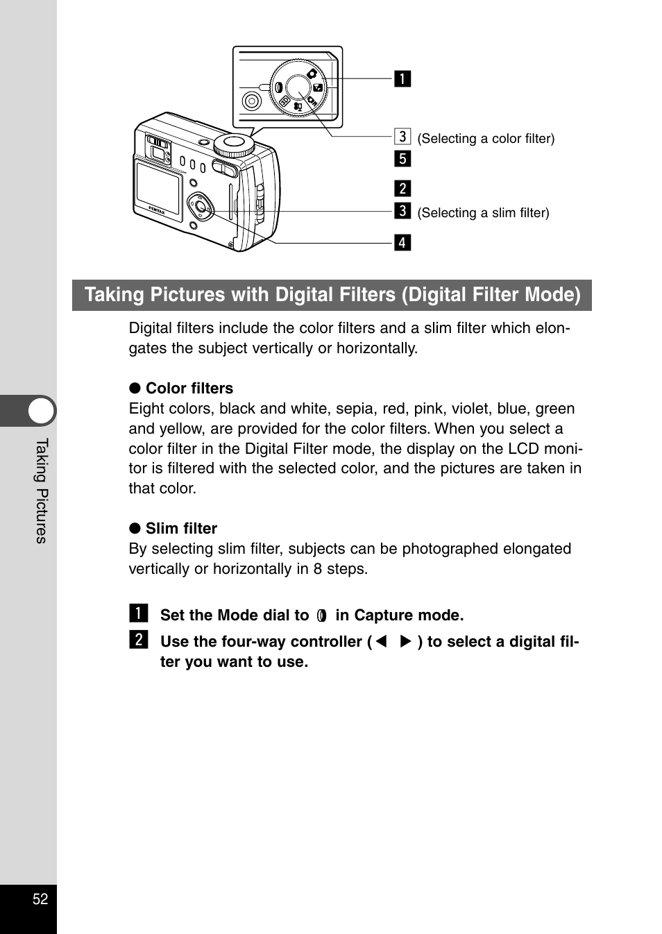 Pentax Optio 430RS User Manual | Page 54 / 138
