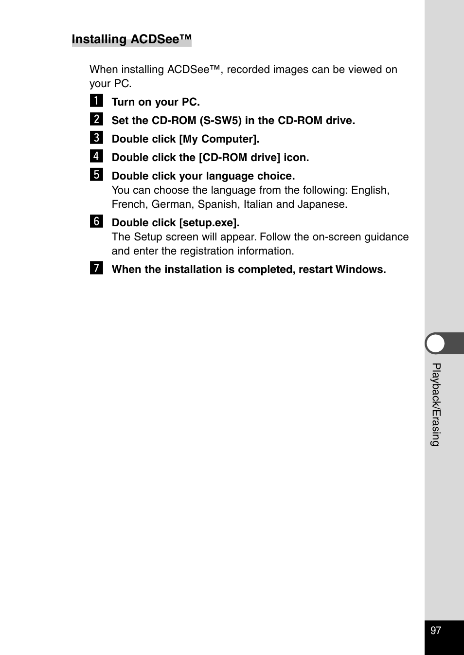 Pentax Optio 430RS User Manual | Page 99 / 138