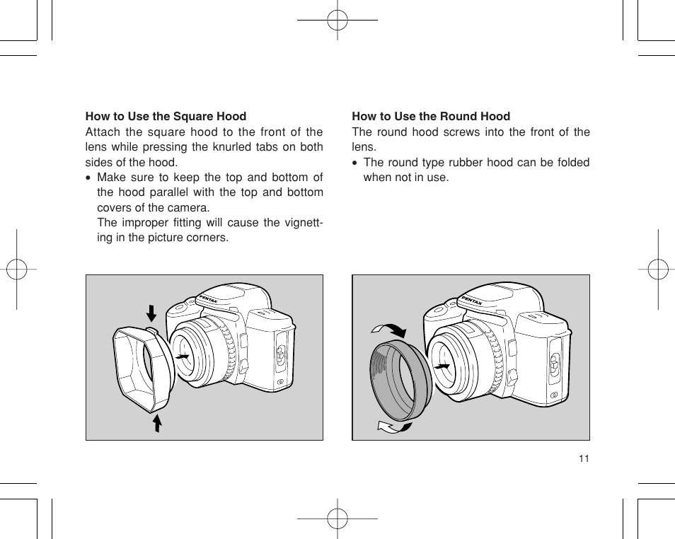 Pentax INTERCHANGEABLE LENS User Manual | Page 13 / 44