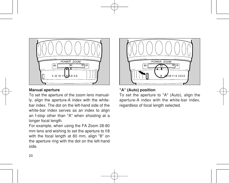 Pentax INTERCHANGEABLE LENS User Manual | Page 22 / 44