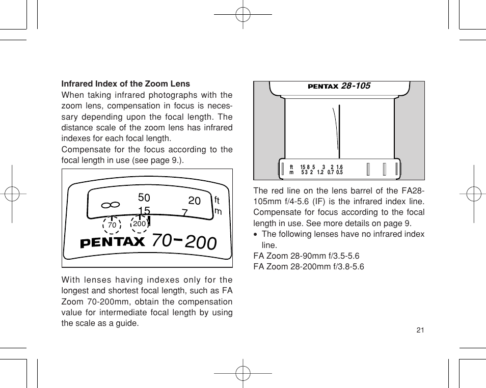 Pentax INTERCHANGEABLE LENS User Manual | Page 23 / 44