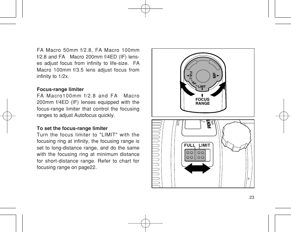 Pentax INTERCHANGEABLE LENS User Manual | Page 25 / 44