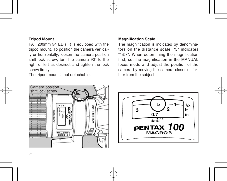 Pentax INTERCHANGEABLE LENS User Manual | Page 28 / 44