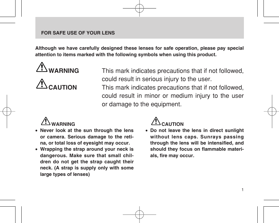 Pentax INTERCHANGEABLE LENS User Manual | Page 3 / 44