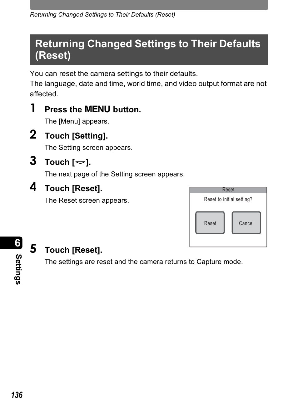 P.136 | Pentax Optio T10 User Manual | Page 138 / 163