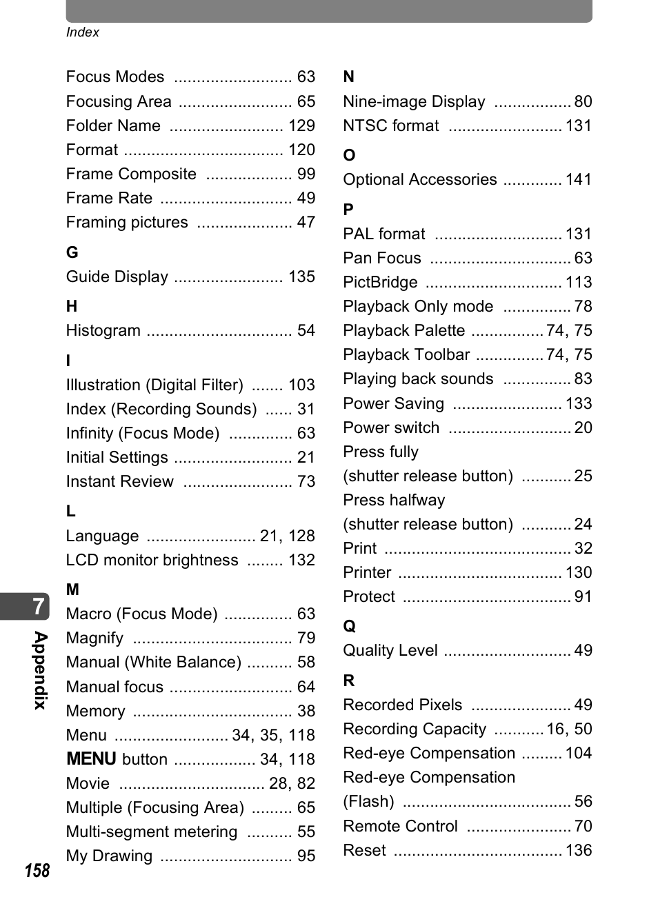 Pentax Optio T10 User Manual | Page 160 / 163