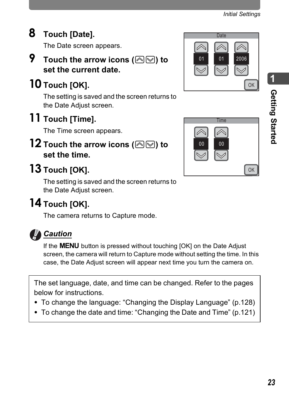 Pentax Optio T10 User Manual | Page 25 / 163