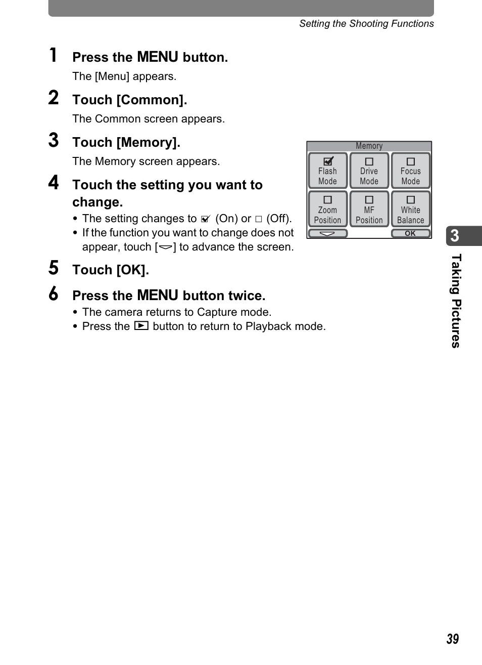 Pentax Optio T10 User Manual | Page 41 / 163