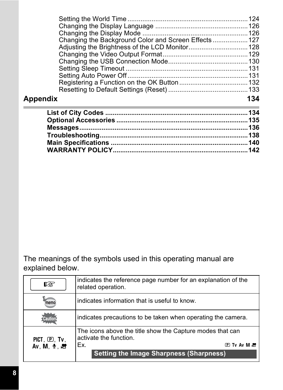 Pentax MX4 User Manual | Page 10 / 148